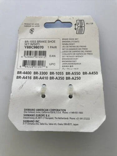 SHIMANO M50T : Brake Shoes Shi Br-M50T Sora 105